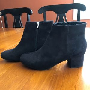 Small heeled booties women size 8